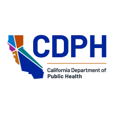 'California Department of Public Health' logo